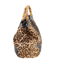 Gucci Bamboo Calf Hair Leopard Shopper Tote Large Side
