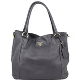 Prada Vitello Daino Shopping Tote Front
