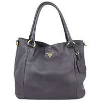 Prada Vitello Daino Shopping Tote Front
