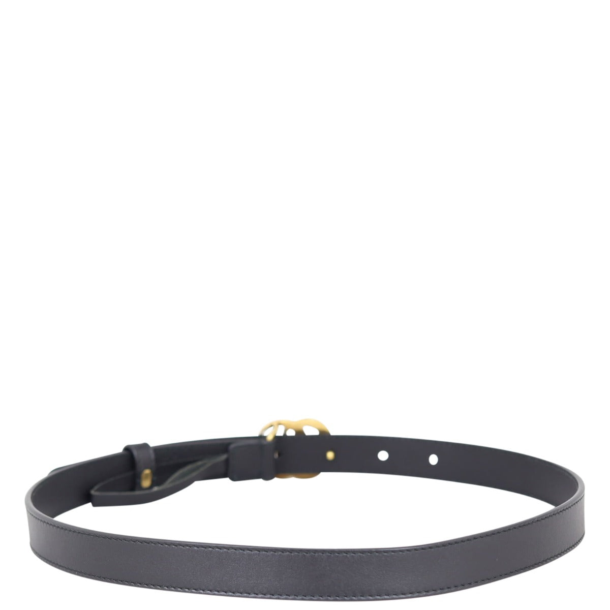 Gucci Marmont Double G Slim Belt Back
