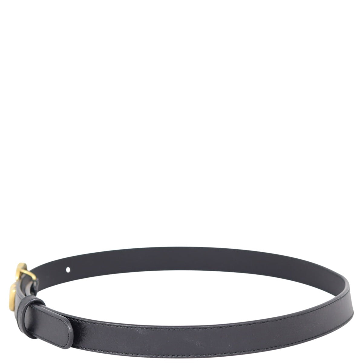 Gucci Marmont Double G Slim Belt Left Side
