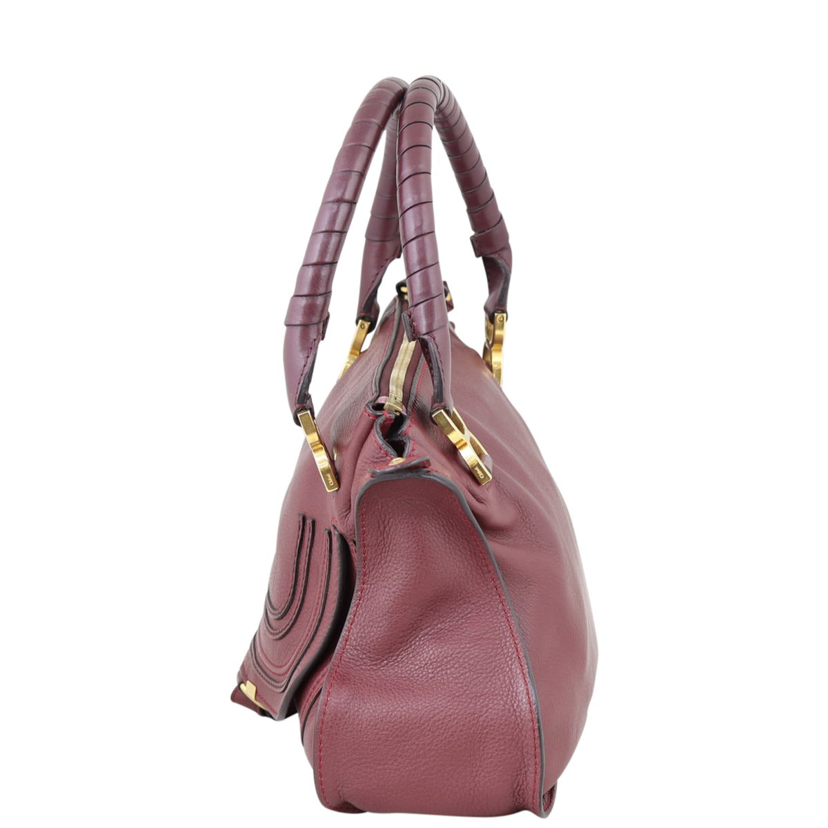 Chloe Marcie Medium Satchel Side
