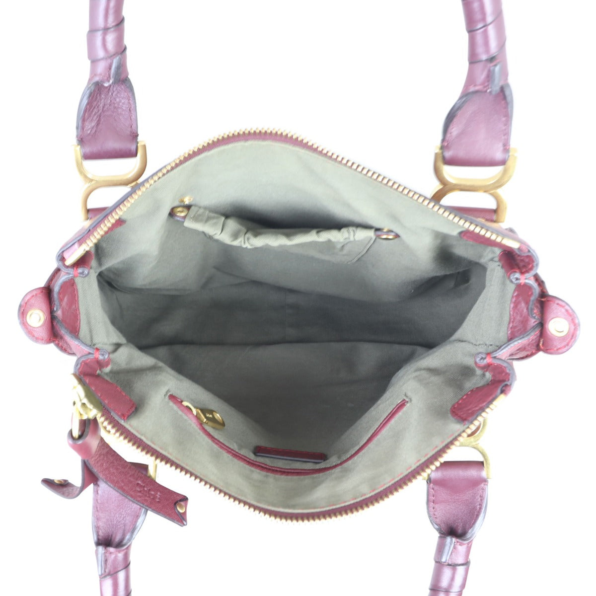 Chloe Marcie Medium Satchel Whole interior
