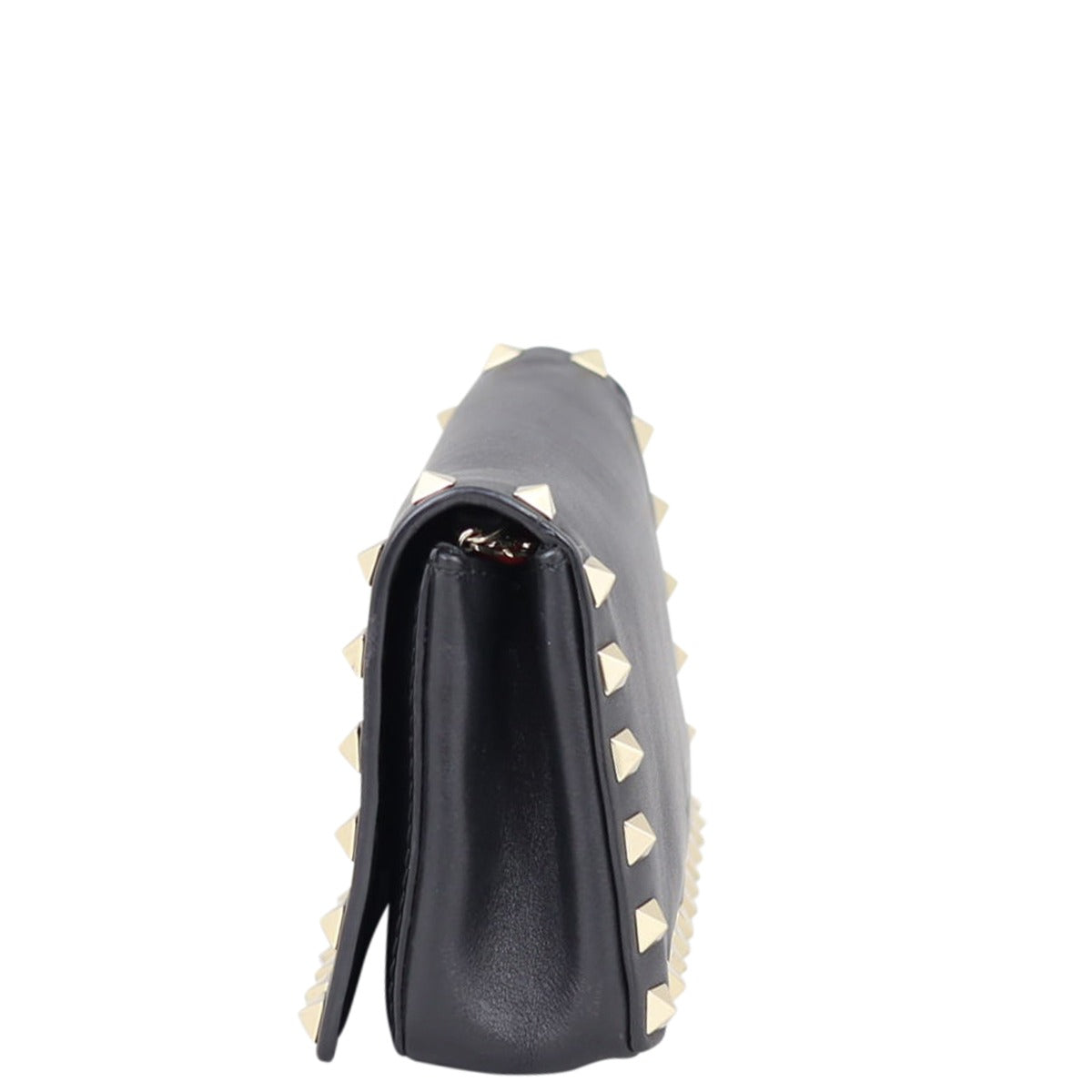 Valentino Rockstud Chain Pouch Side
