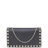 Valentino Rockstud Chain Pouch Front
