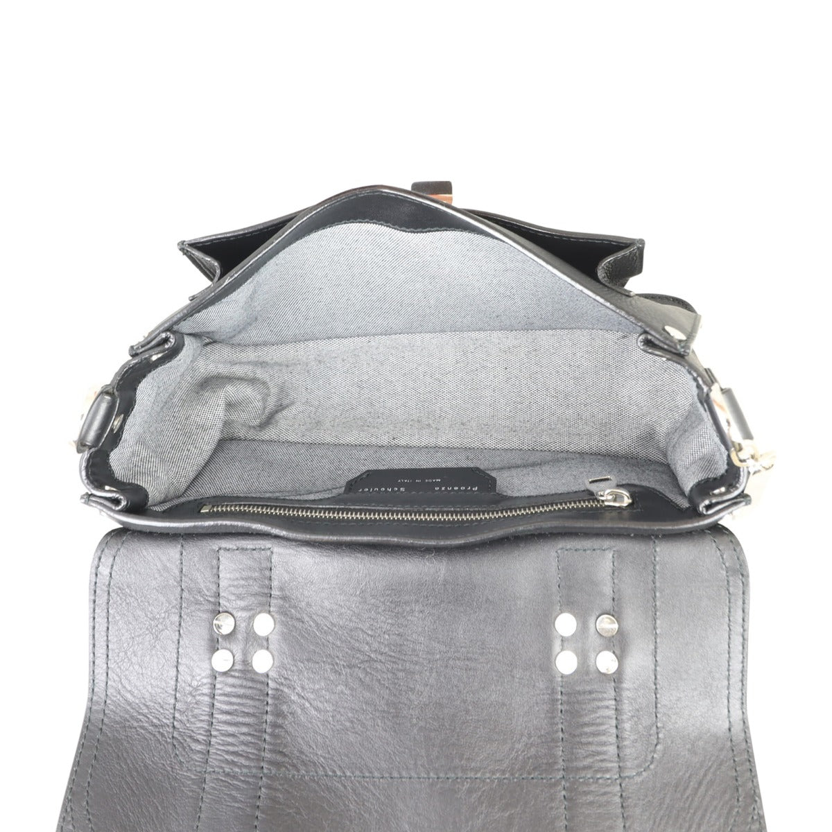 Proenza Schouler PS1+ Tiny Crossbody Whole interior
