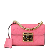 Gucci GG Guccissima Small Padlock Bag Front
