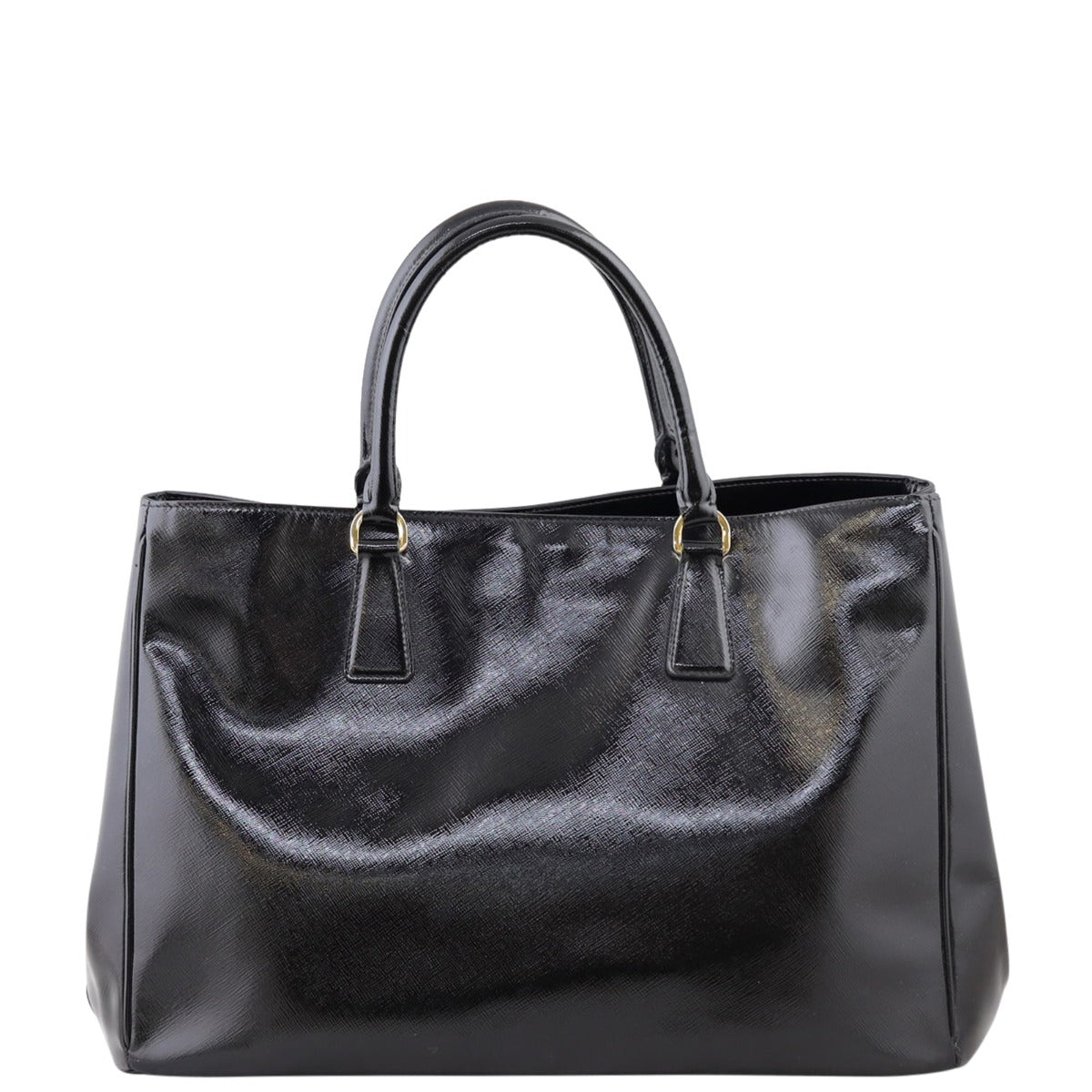 Prada Saffiano Vernice Lux Tote Large Back
