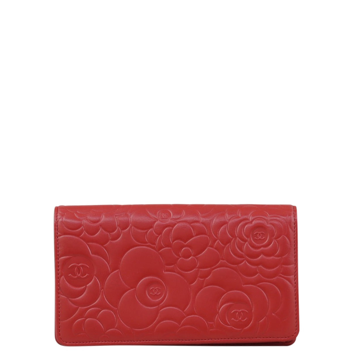 Chanel Camellia Yen Wallet Back
