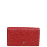 Chanel Camellia Yen Wallet Front
