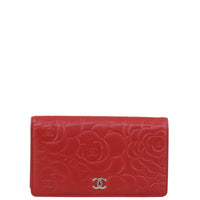 Chanel Camellia Yen Wallet Front
