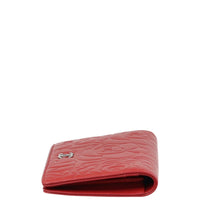 Chanel Camellia Yen Wallet Side
