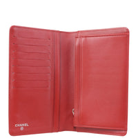 Chanel Camellia Yen Wallet Whole interior
