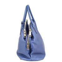Prada Saffiano Cuir Triple Zip Dome Bag Side