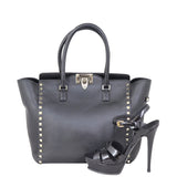 Valentino Rockstud Pagoda Tote Shoe
