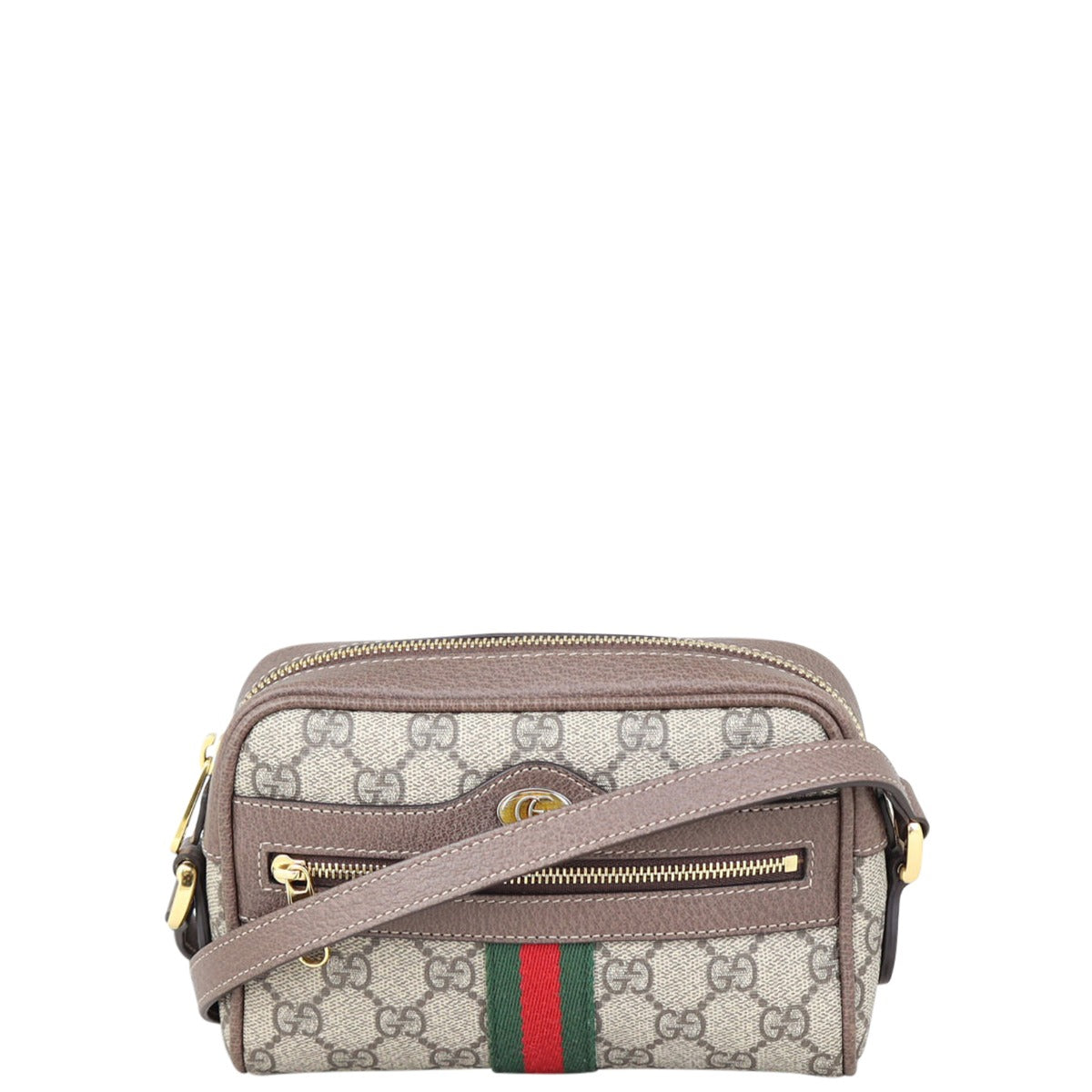Gucci GG Supreme Ophidia Mini Shoulder Bag Front
