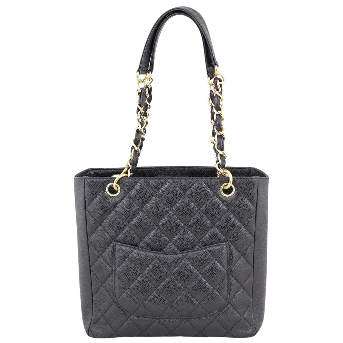 Chanel Petite Shopping Tote Back
