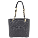 Chanel Petite Shopping Tote Back
