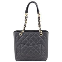 Chanel Petite Shopping Tote Back
