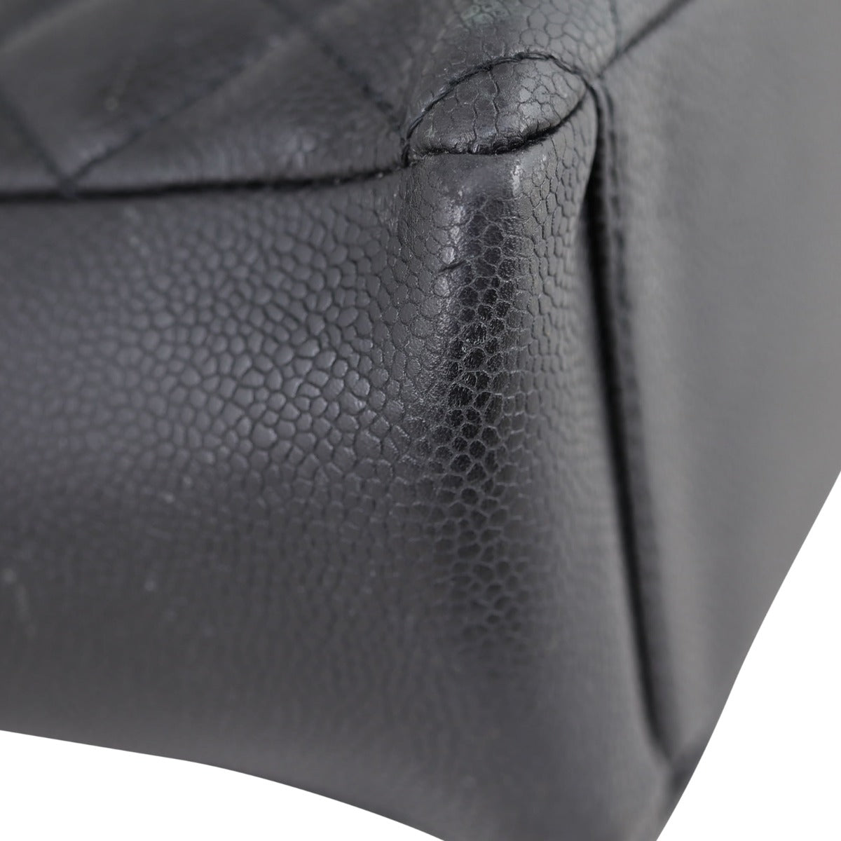 Chanel Petite Shopping Tote Corner