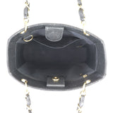 Chanel Petite Shopping Tote Whole interior
