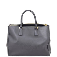 Prada Saffiano Lux Galleria Double Zip Tote Large Back
