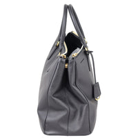 Prada Saffiano Lux Galleria Double Zip Tote Large Side
