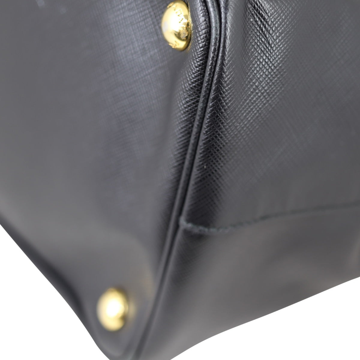 Prada Saffiano Lux Galleria Double Zip Tote Large Corner
