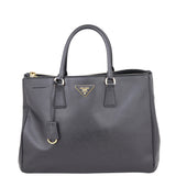 Prada Saffiano Lux Galleria Double Zip Tote Large Front
