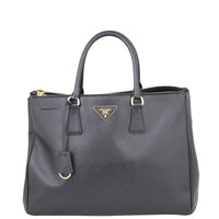 Prada Saffiano Lux Galleria Double Zip Tote Large Front
