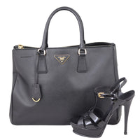 Prada Saffiano Lux Galleria Double Zip Tote Large Shoe

