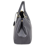 Prada Saffiano Lux Galleria Double Zip Tote Large Side
