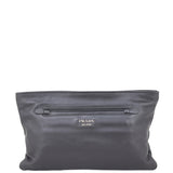 Prada Soft Calf Large Clutch Front