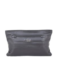 Prada Soft Calf Large Clutch Front