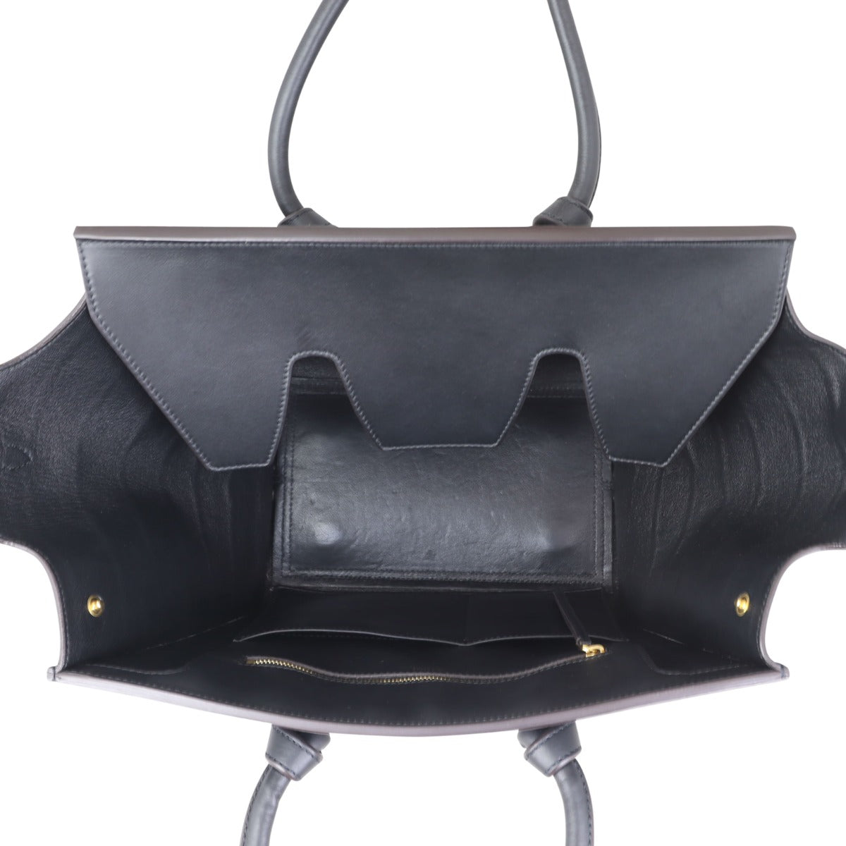 Celine Tie Knot Tote Whole interior


