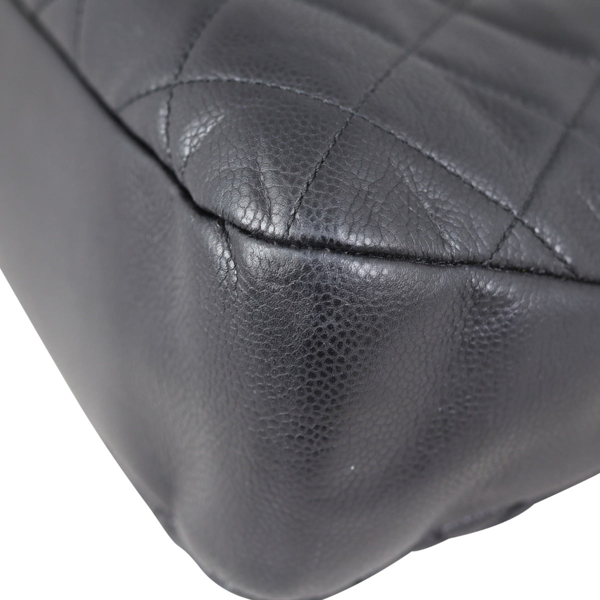 Chanel CC Timeless Shopping Tote Corner
