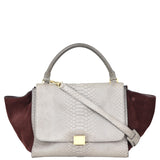 Celine Trapeze Medium Python Front
