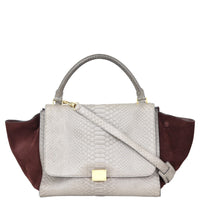 Celine Trapeze Medium Python Front
