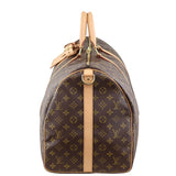 Louis Vuitton Keepall 55 Bandouliere Monogram Side