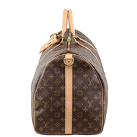 Louis Vuitton Keepall 55 Bandouliere Monogram Side