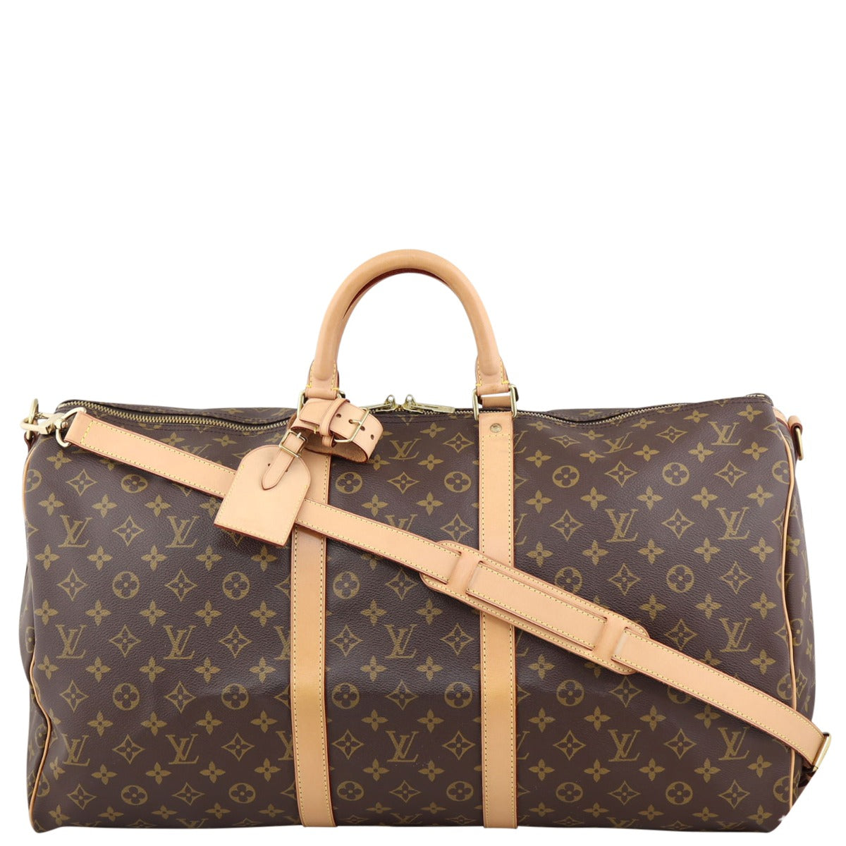 Louis Vuitton Keepall 55 Bandouliere Monogram Front