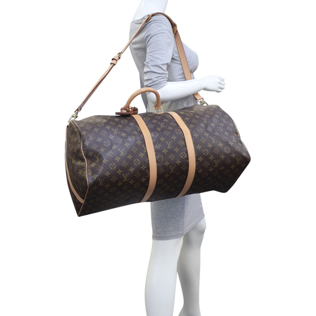 Louis Vuitton Keepall 55 Bandouliere Monogram Mannequin