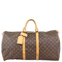 Louis Vuitton Keepall 55 Monogram Front
