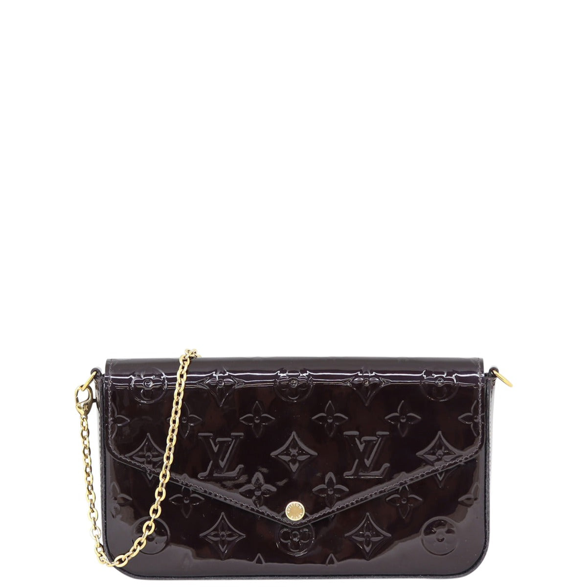 Louis Vuitton Pochette Felicie Monogram Vernis Front
