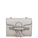 Gucci Emily Guccissima Mini Chain Shoulder Bag Front
