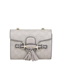 Gucci Emily Guccissima Mini Chain Shoulder Bag Front