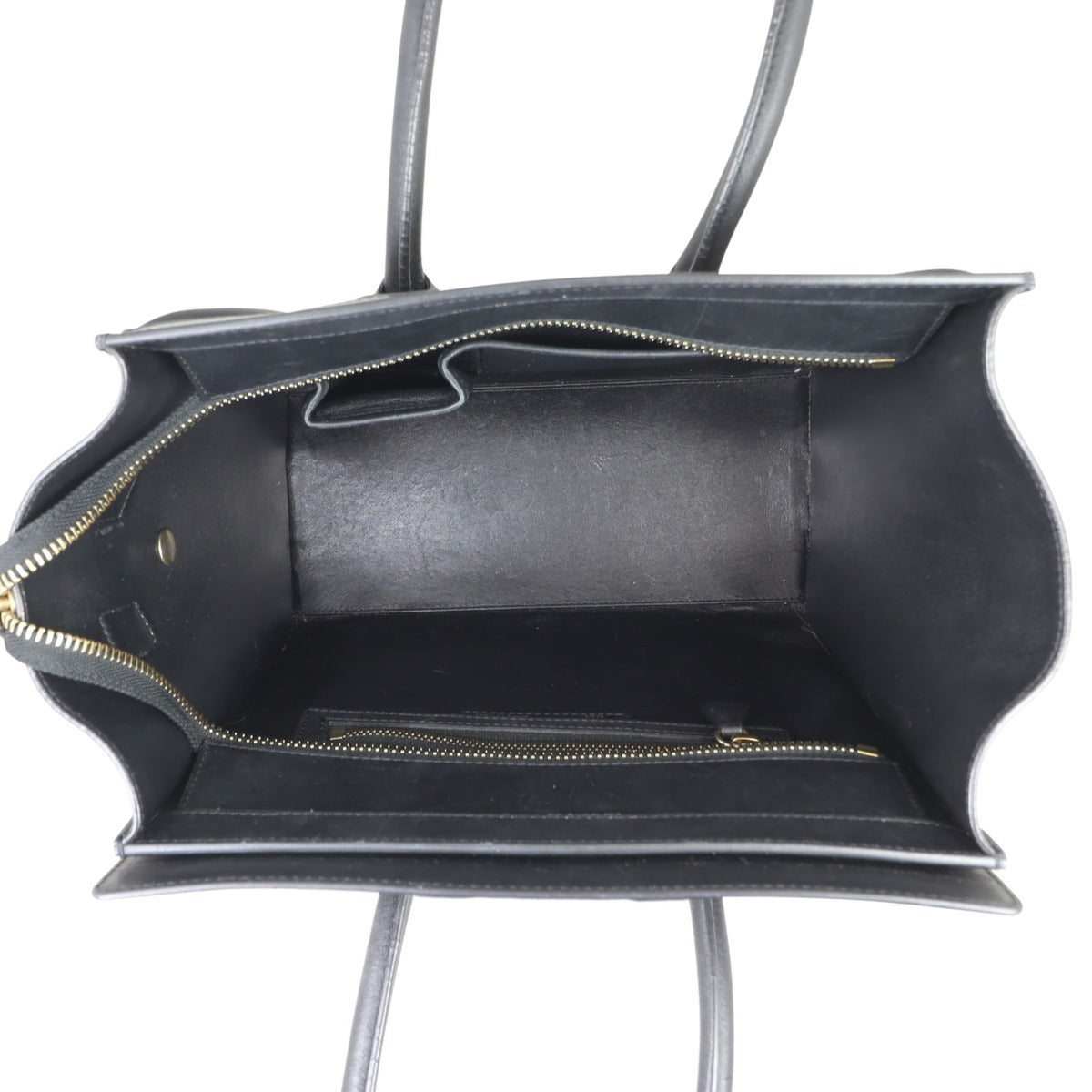 Celine Micro Luggage Tote Whole interior
