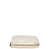 Louis Vuitton Zippy Wallet Damier Azur Side
