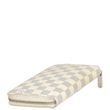 Louis Vuitton Zippy Wallet Damier Azur Corner
