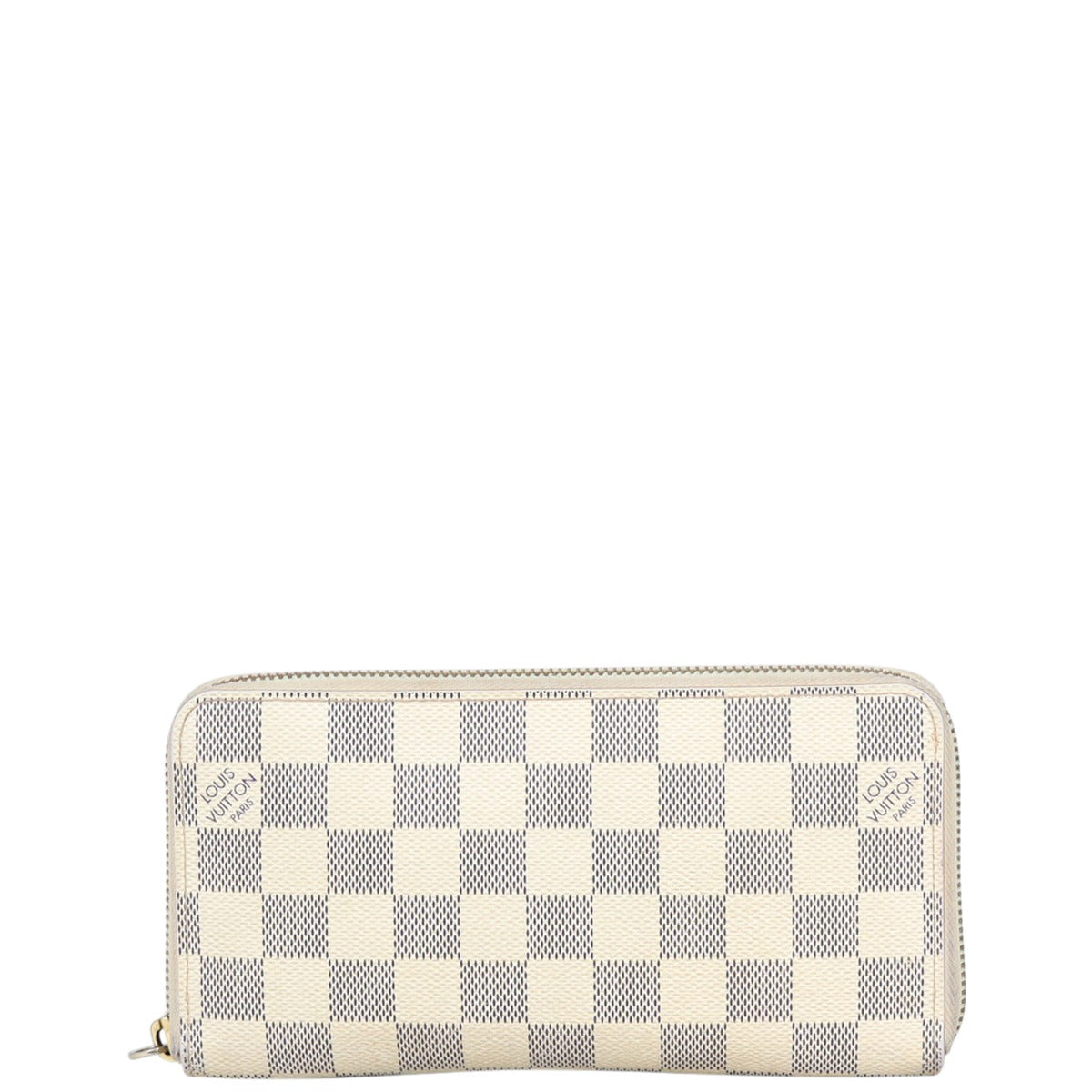 Louis Vuitton Zippy Wallet Damier Azur Front
